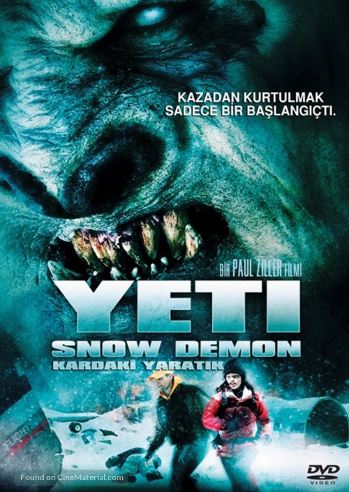 Yeti: Curse of the Snow Demon - Turkish Movie Cover