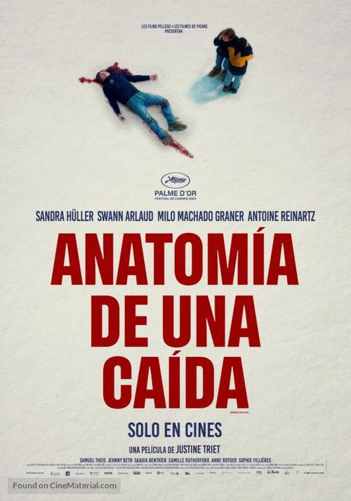 Anatomie d&#039;une chute - Mexican Movie Poster