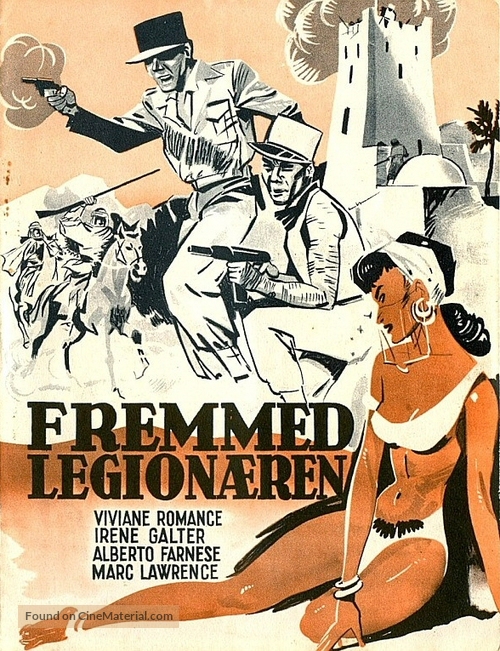 Legione straniera - Danish Movie Poster