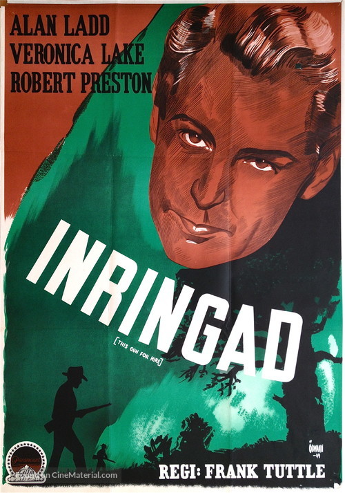 This Gun for Hire - Swedish Movie Poster