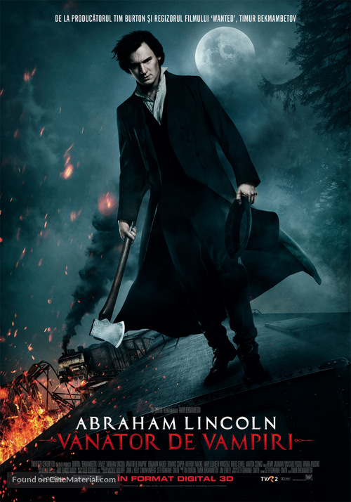 Abraham Lincoln: Vampire Hunter - Romanian Movie Poster