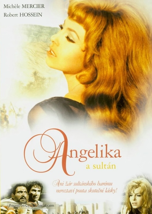 Ang&eacute;lique et le sultan - Czech DVD movie cover