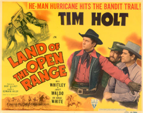 Land of the Open Range - Movie Poster