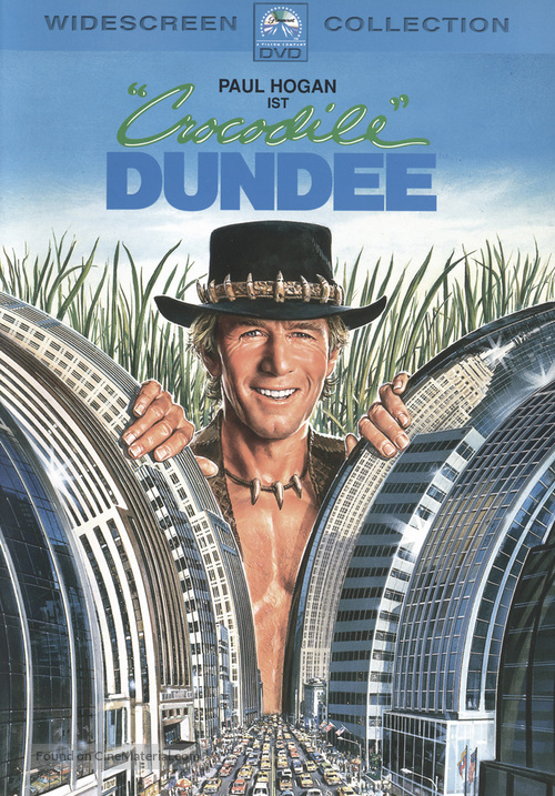 Crocodile Dundee - German DVD movie cover