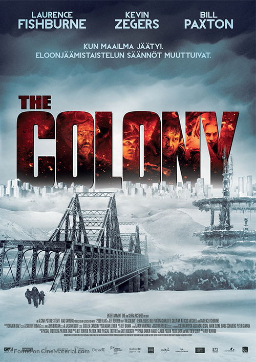 The Colony - Finnish DVD movie cover