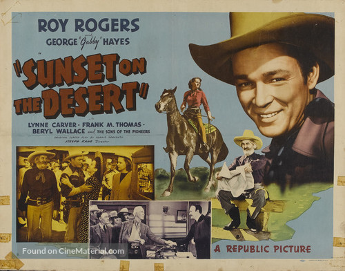 Sunset on the Desert - Movie Poster