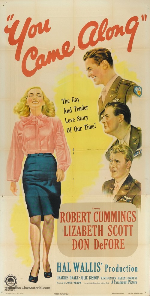 You Came Along - Movie Poster