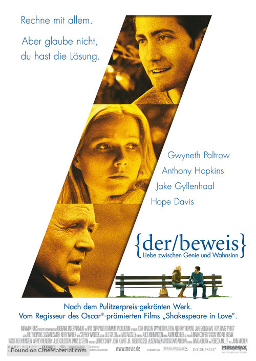 Proof - German Movie Poster