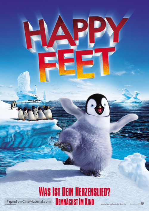 Happy Feet - German Movie Poster