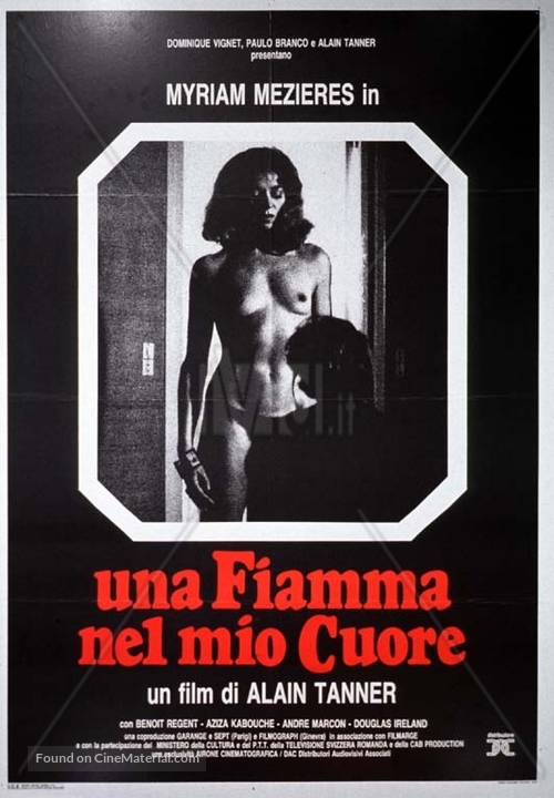 Une flamme dans mon coeur - Italian Movie Poster