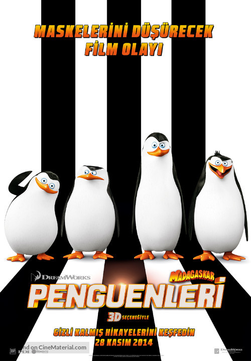 Penguins of Madagascar - Turkish Movie Poster
