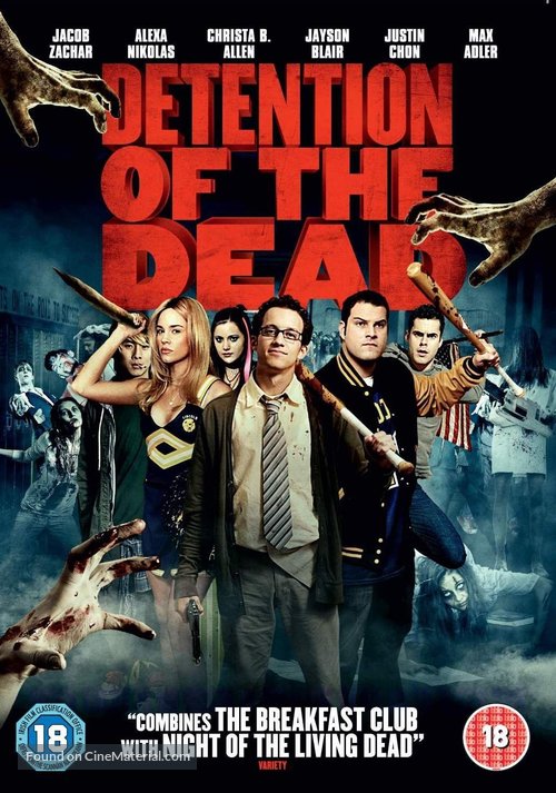 Detention of the Dead - British DVD movie cover