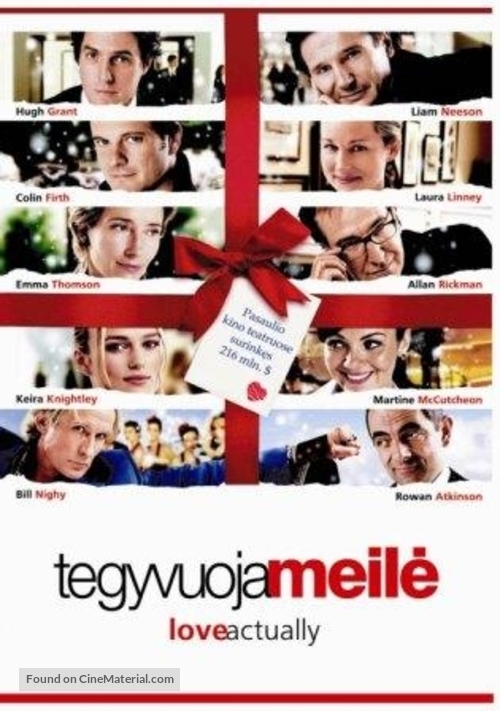 Love Actually - Lithuanian DVD movie cover