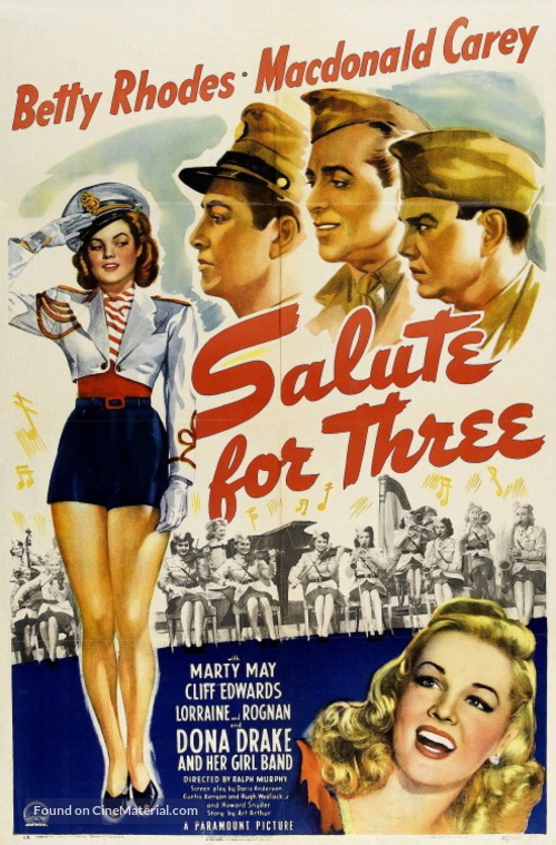 Salute for Three - Movie Poster