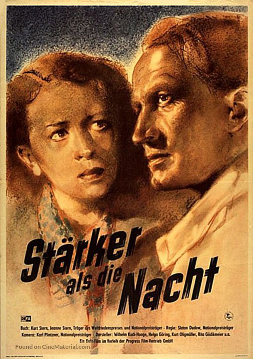 St&auml;rker als die Nacht - German Movie Poster