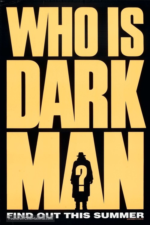 Darkman - Movie Poster