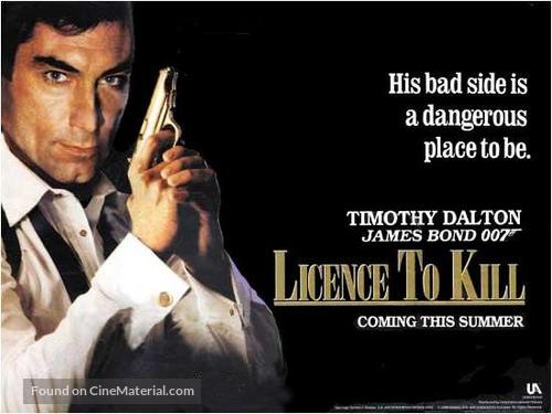 Licence To Kill - British Movie Poster