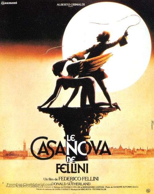 Il Casanova di Federico Fellini - French Movie Poster