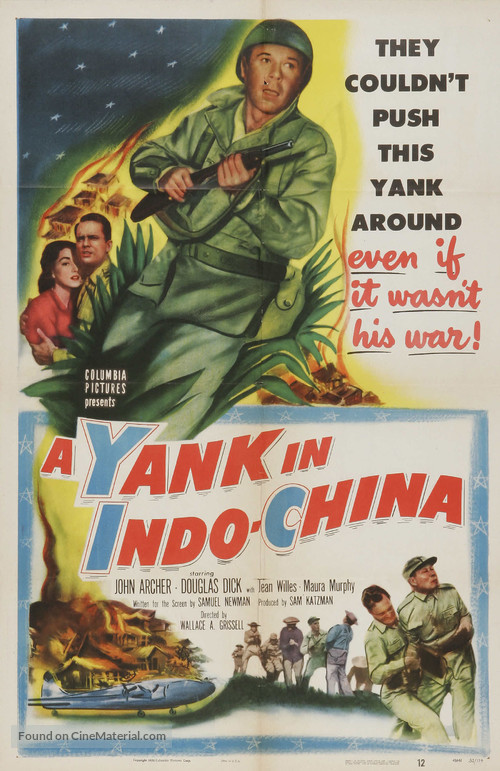 A Yank in Indo-China - Movie Poster