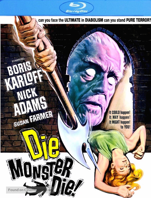 Die, Monster, Die! - Blu-Ray movie cover