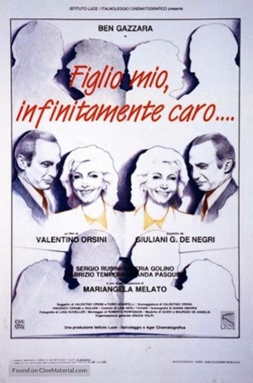 Figlio mio infinitamente caro - Italian Movie Poster