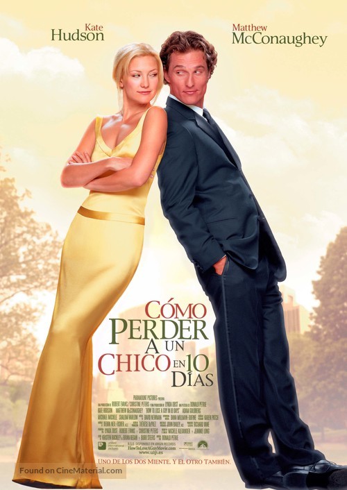 How to Lose a Guy in 10 Days - Spanish Movie Poster