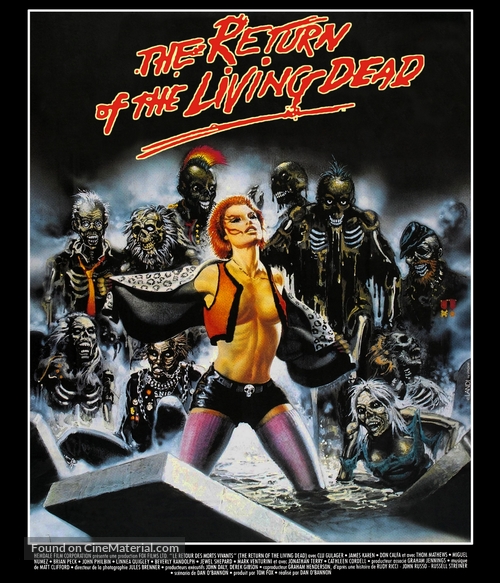 The Return of the Living Dead - French Movie Poster