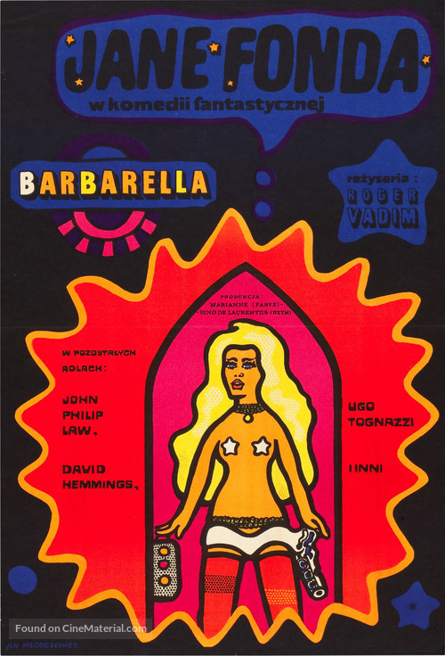 Barbarella - Polish Movie Poster