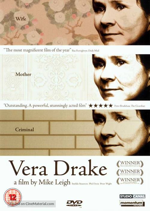 Vera Drake - British DVD movie cover