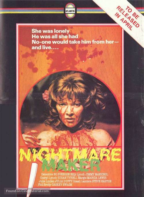 Night Warning - British Video release movie poster
