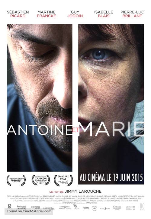 Antoine et Marie - Canadian Movie Poster