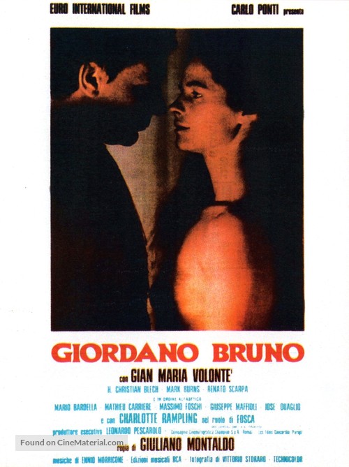 Giordano Bruno - Italian Movie Poster