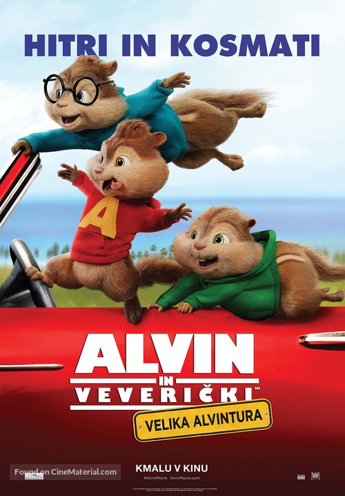 Alvin and the Chipmunks: The Road Chip - Slovenian Movie Poster