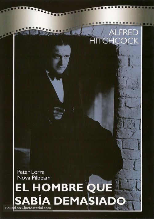 The Man Who Knew Too Much - Spanish DVD movie cover