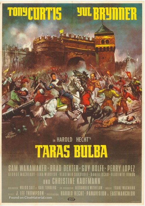 Taras Bulba - German Movie Poster