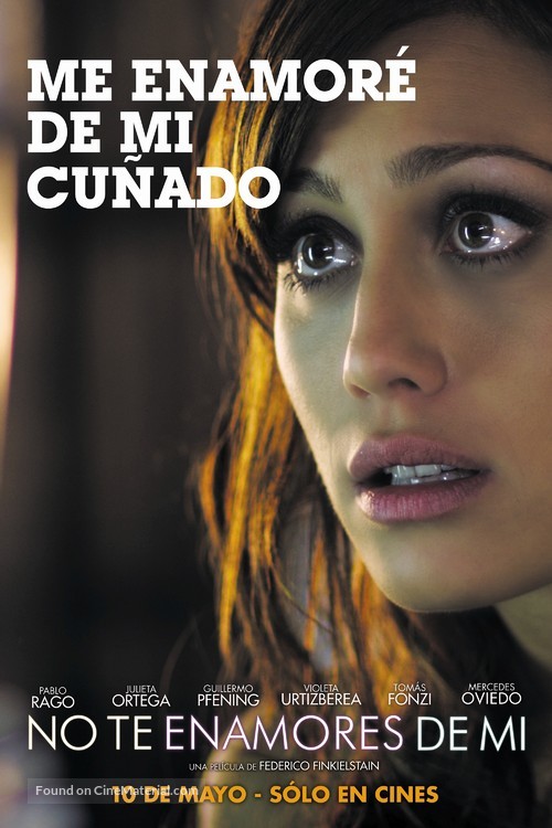 No te enamores de m&iacute; - Argentinian Movie Poster