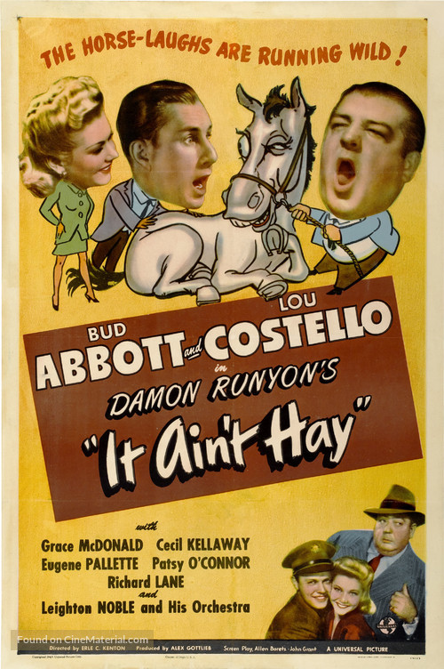 It Ain&#039;t Hay - Movie Poster