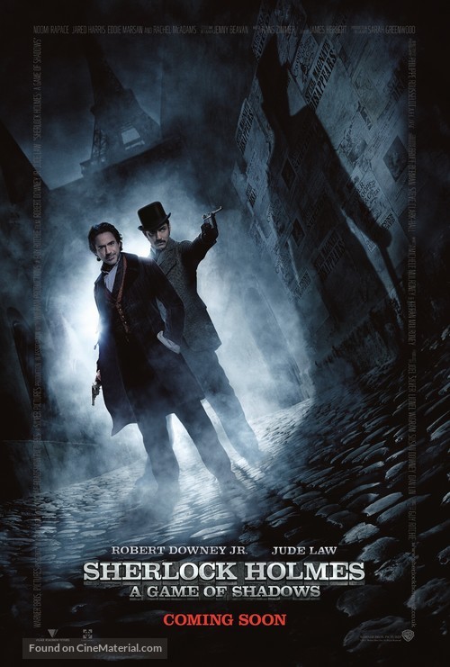 Sherlock Holmes: A Game of Shadows - British Movie Poster