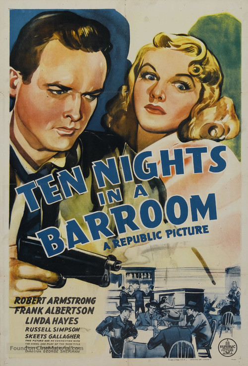 Ten Nights in a Barroom - Re-release movie poster