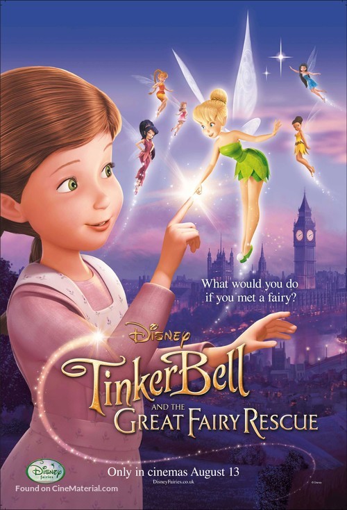 Tinker Bell and the Great Fairy Rescue - British Movie Poster