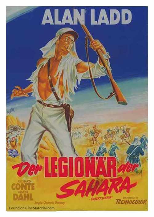 Desert Legion - German Movie Poster