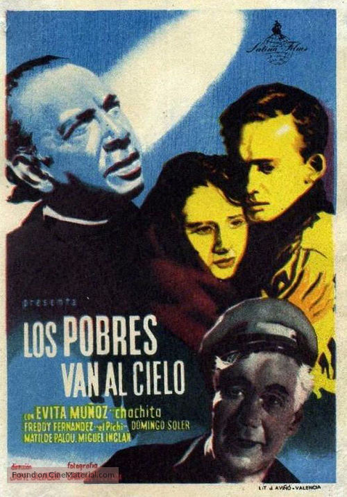 Los pobres siempre van al cielo - Spanish Movie Poster