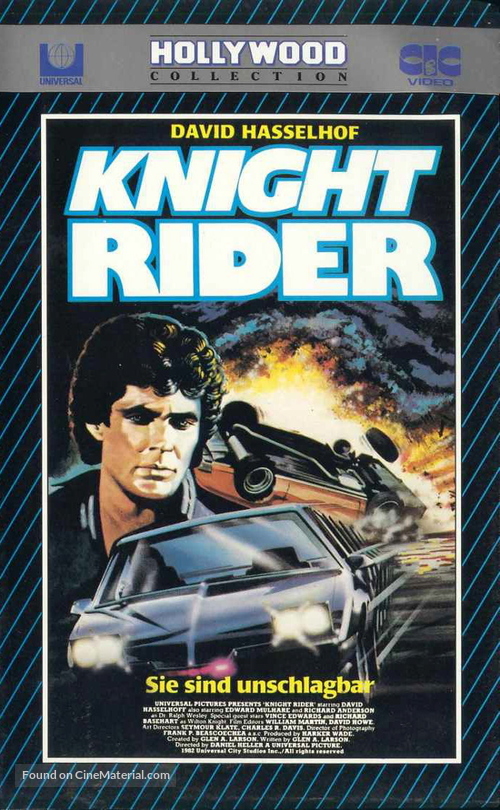 &quot;Knight Rider&quot; - German VHS movie cover