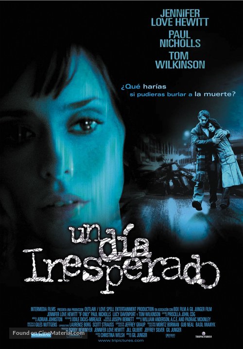 If Only - Spanish Movie Poster