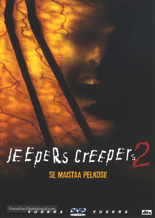 Jeepers Creepers II - Finnish Movie Cover