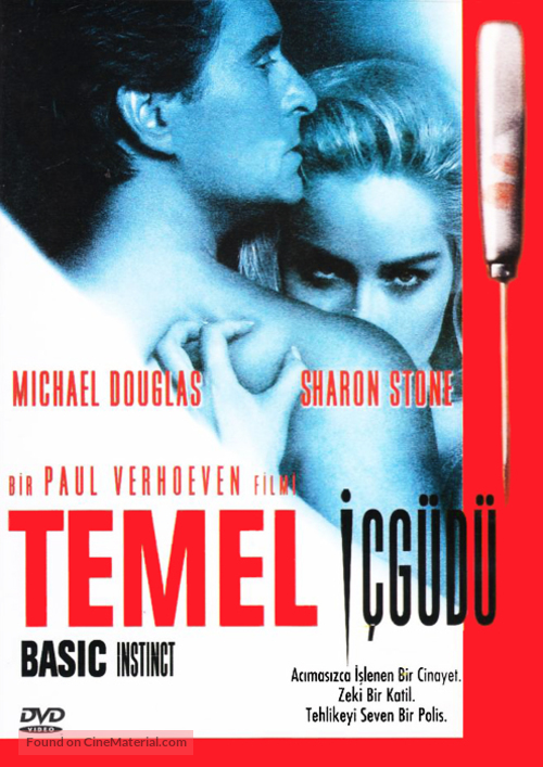 Basic Instinct - Turkish DVD movie cover