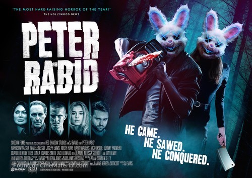 Peter Rabid - British Movie Poster