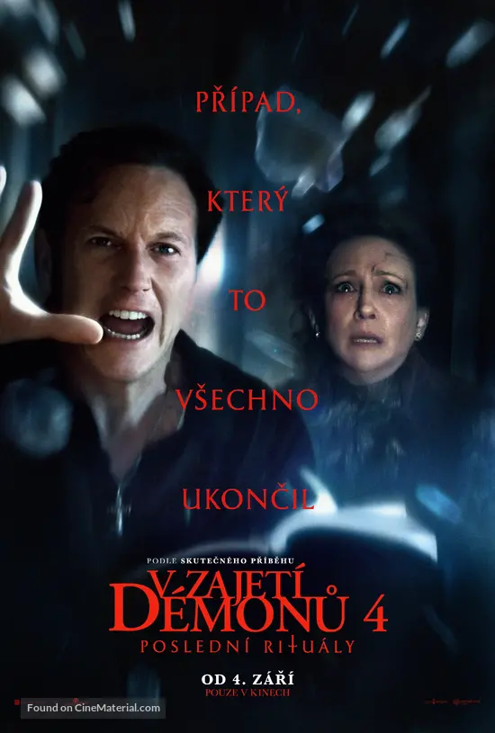 The Conjuring: Last Rites - Czech Movie Poster