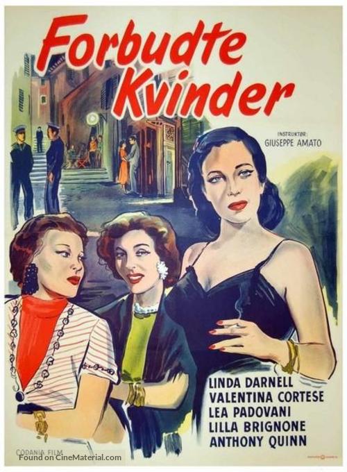 Verboden vrouwen - Danish Movie Poster