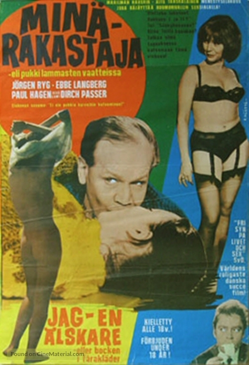 Jag - en &auml;lskare - Finnish Movie Poster